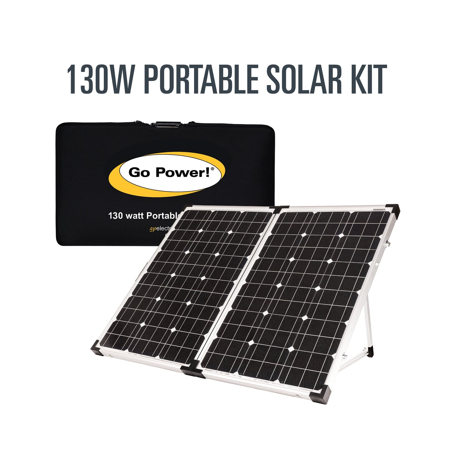 130 Watt Portable Folding Solar Kit with Controller