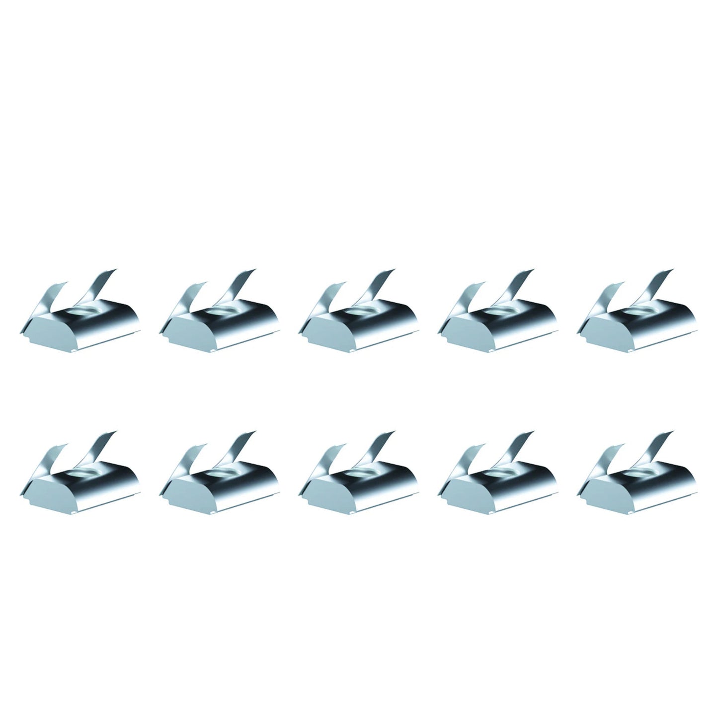 1/4" x 20 Leaf Spring T Nut Standard OBSIDIAN Omni Rail Mounting (Quantity 10)