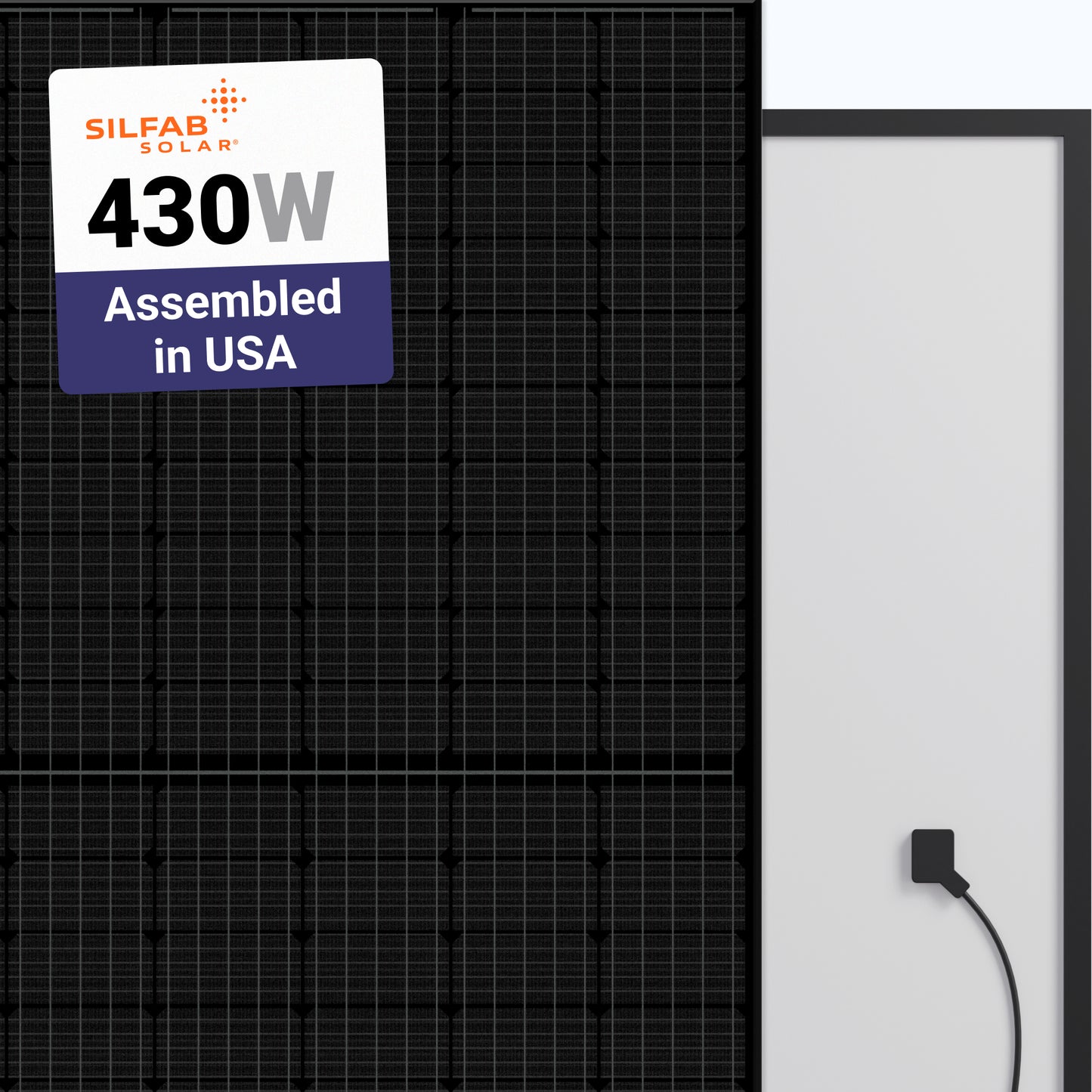 Silfab SIL-460 BG 460W All-Black Monocrystalline Solar Panel