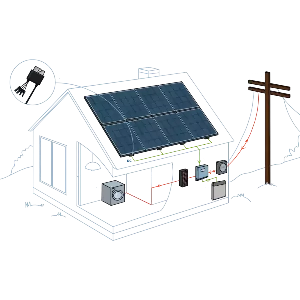 PES Solar Energy Kits - Hybrid - 6 kW | Portlandia Electric Supply