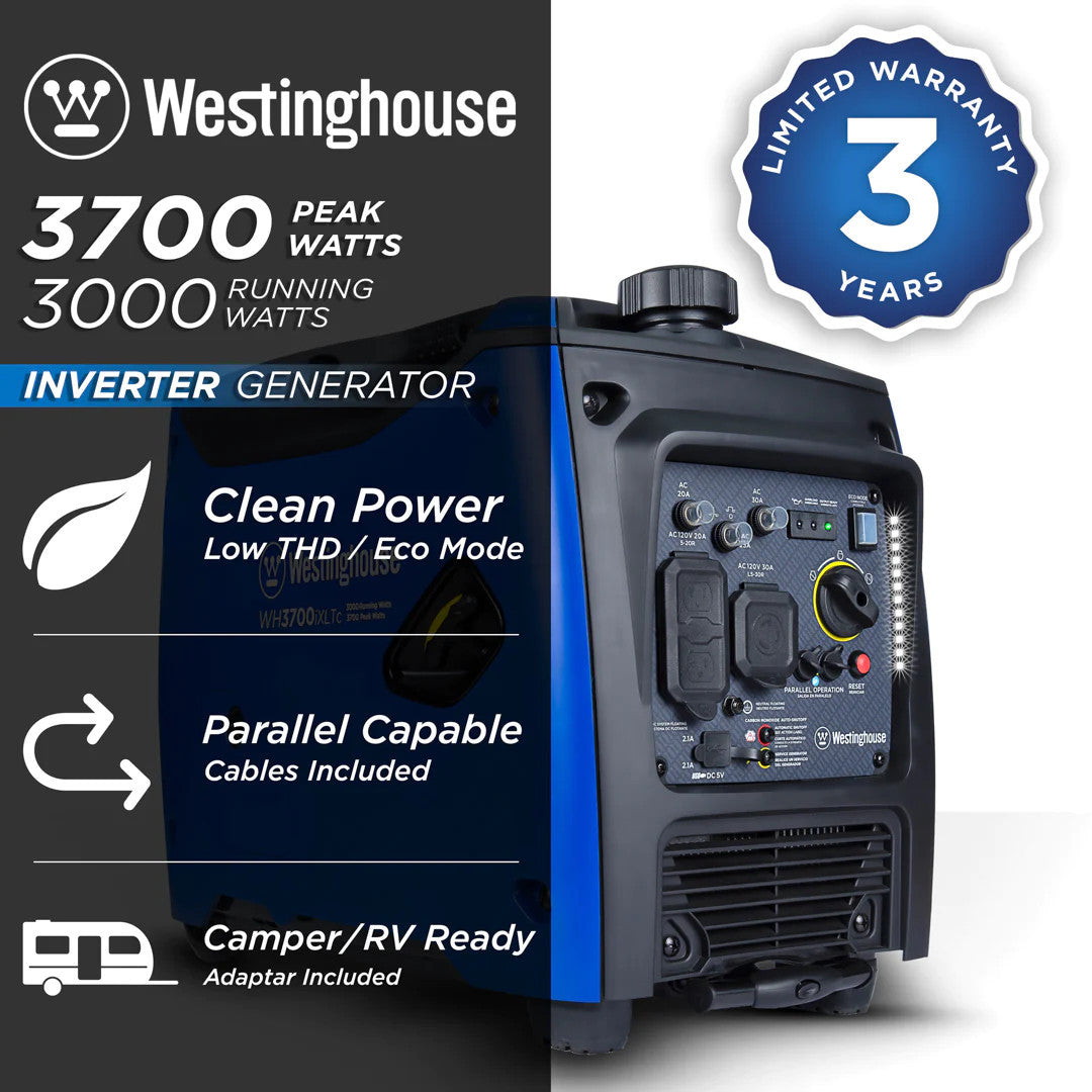Westinghouse WH3700iXLTc - 3700W Inverter Portable Generator