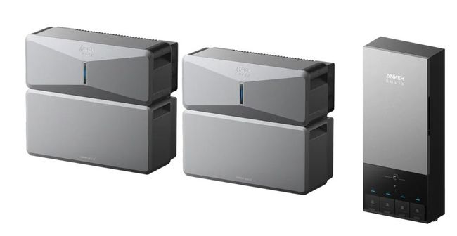 Anker SOLIX B17E1142 2-Set E10 Automatic Backup Kits | 12kWh LiFePO4 Battery | 10-30kW Turbo Output | Smart Grid & Storm-Guard