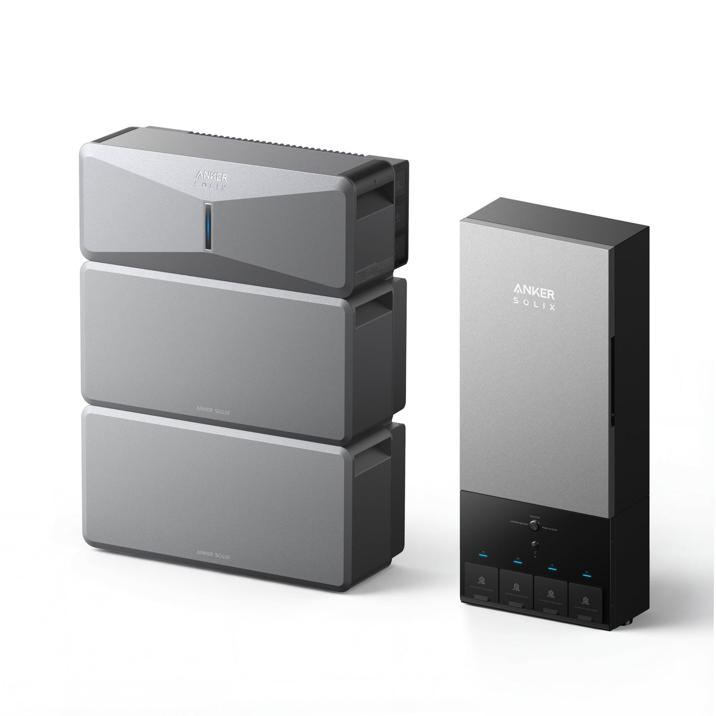 Anker SOLIX B17E114A E10 Automatic Backup Kit | 12kWh LiFePO4 Battery | 10-30kW Turbo Output | Smart Grid & Storm-Guard
