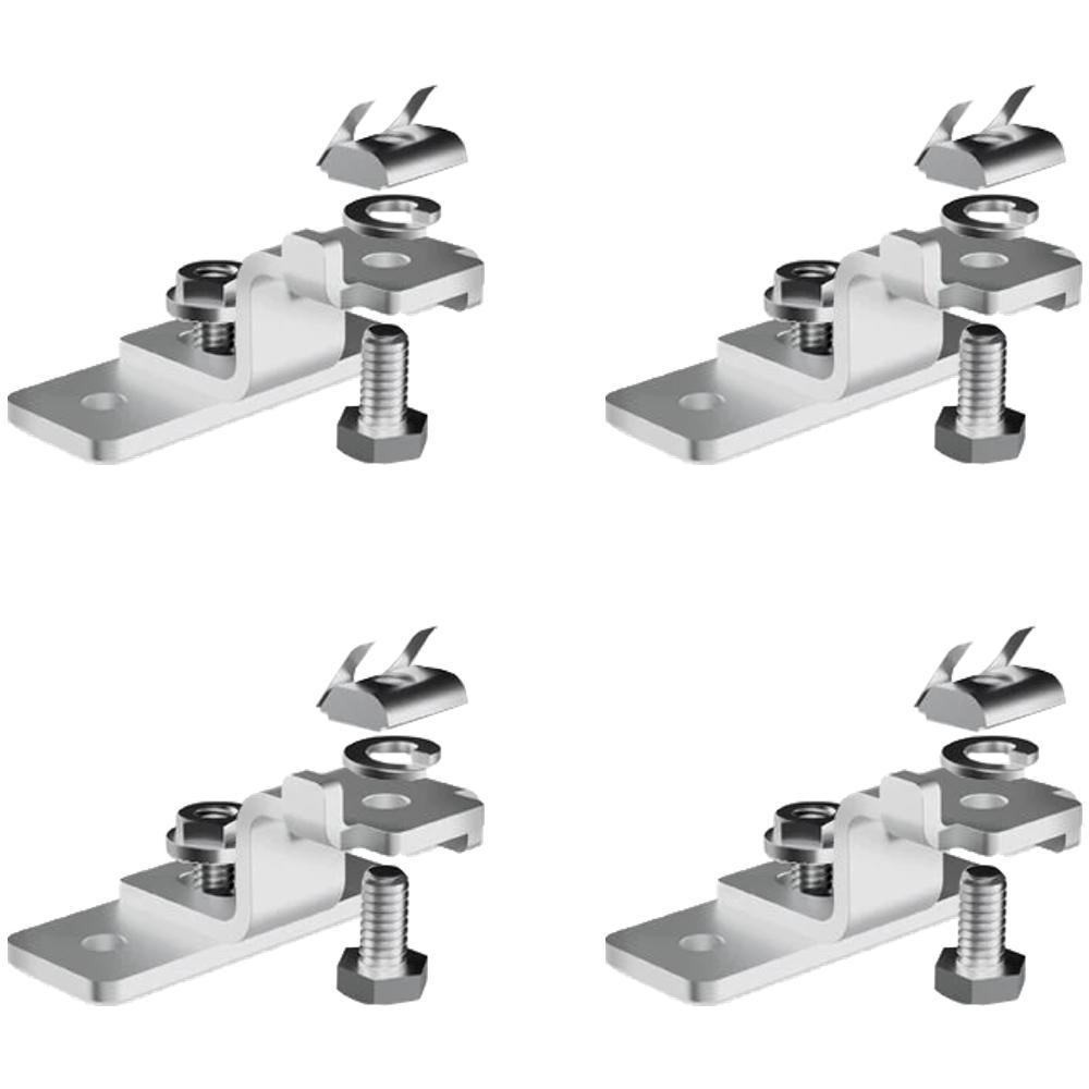 Zamp Solar Silver Universal Reversible Mounting Feet