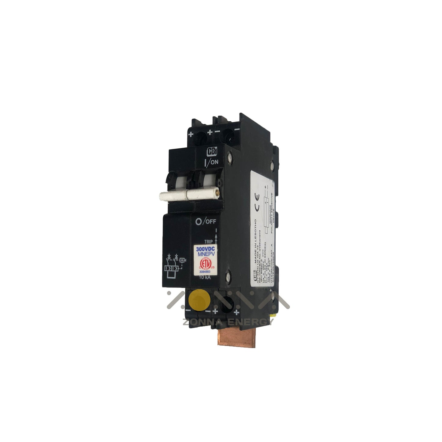 600VDC DIN Rail Breaker - (20A/30A/40A)