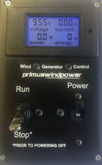 Ryse Energy Digital Wind Control Panel for 48V versions of Air 30 / Air X / AIR MaX / Air Silent X (Formerly Primus)