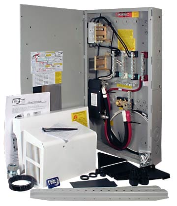 Midnite Solar MNE250STM-L Grey Steel Magnum Power Panel 250A INVERTER BREAKER
