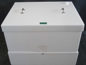 Radiant Solar Technology HDPE Battery Enclosure for 4 L-16s (No Drain) Battery Enclosure