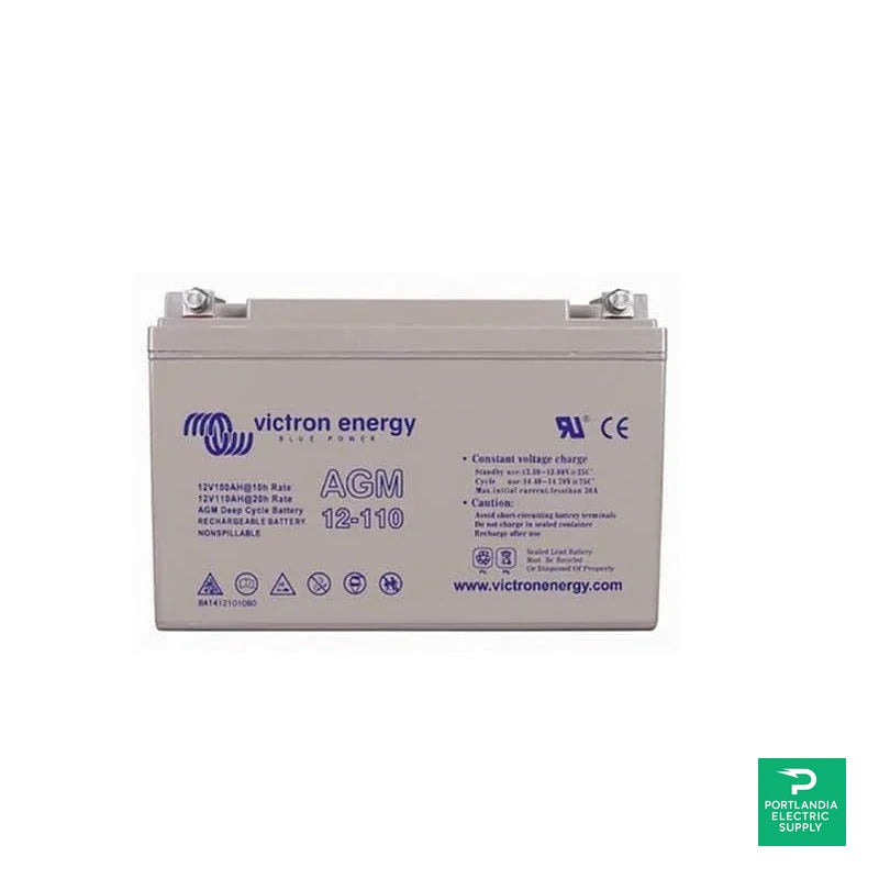 Victron 12V/60Ah AGM Deep Cycle Battery - BAT412550084 — front view