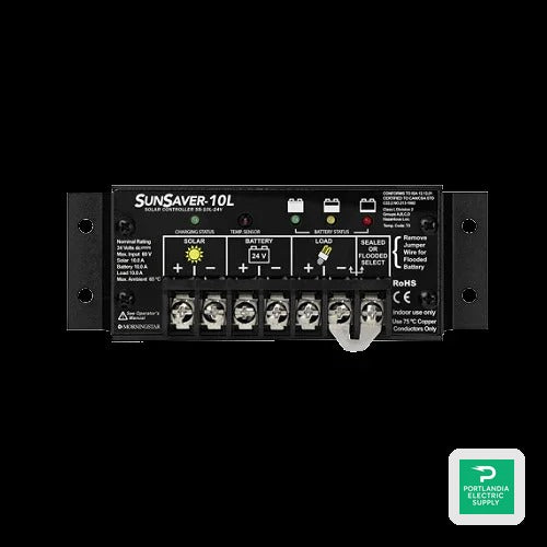 Morningstar Sunsaver 24VDC Pwm Charge Controller - SS-10L-24V 10A — front view