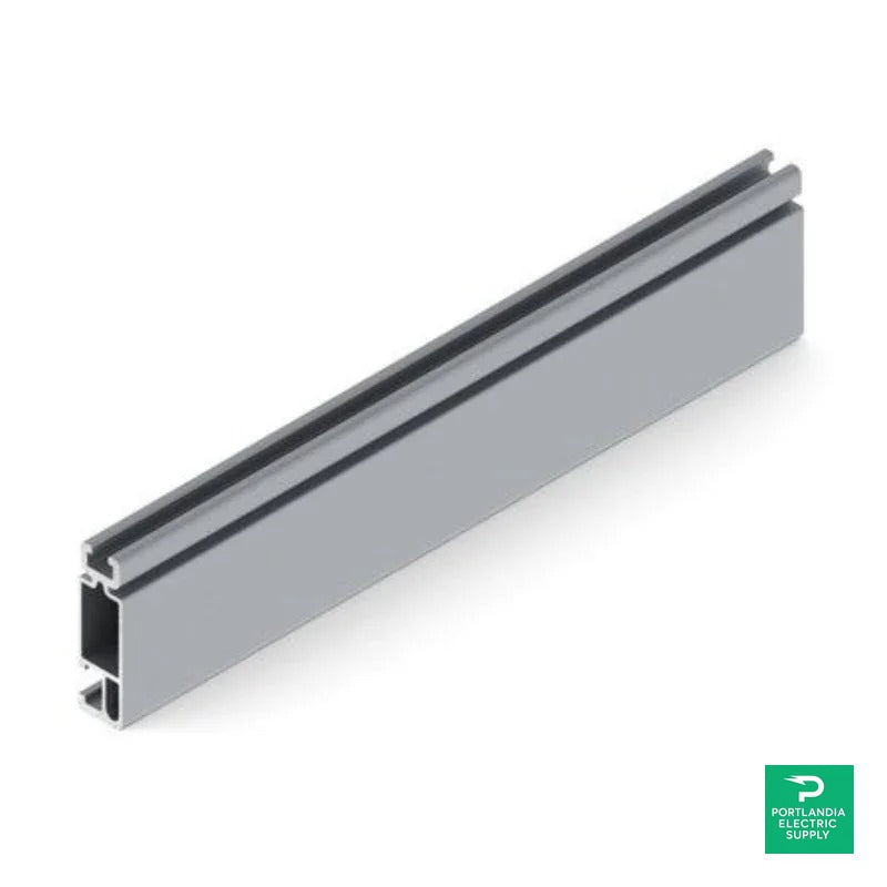 Unirac SolarMount Rail 168 Mill 8 pack - 320168M-B — side angle