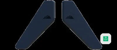 Ironridge Contour Black Trim End Caps - CTR-CAP-01-B1 — front view