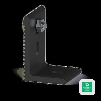Unirac Solarmount Dark Serrated L-foot - 304001D — side angle
