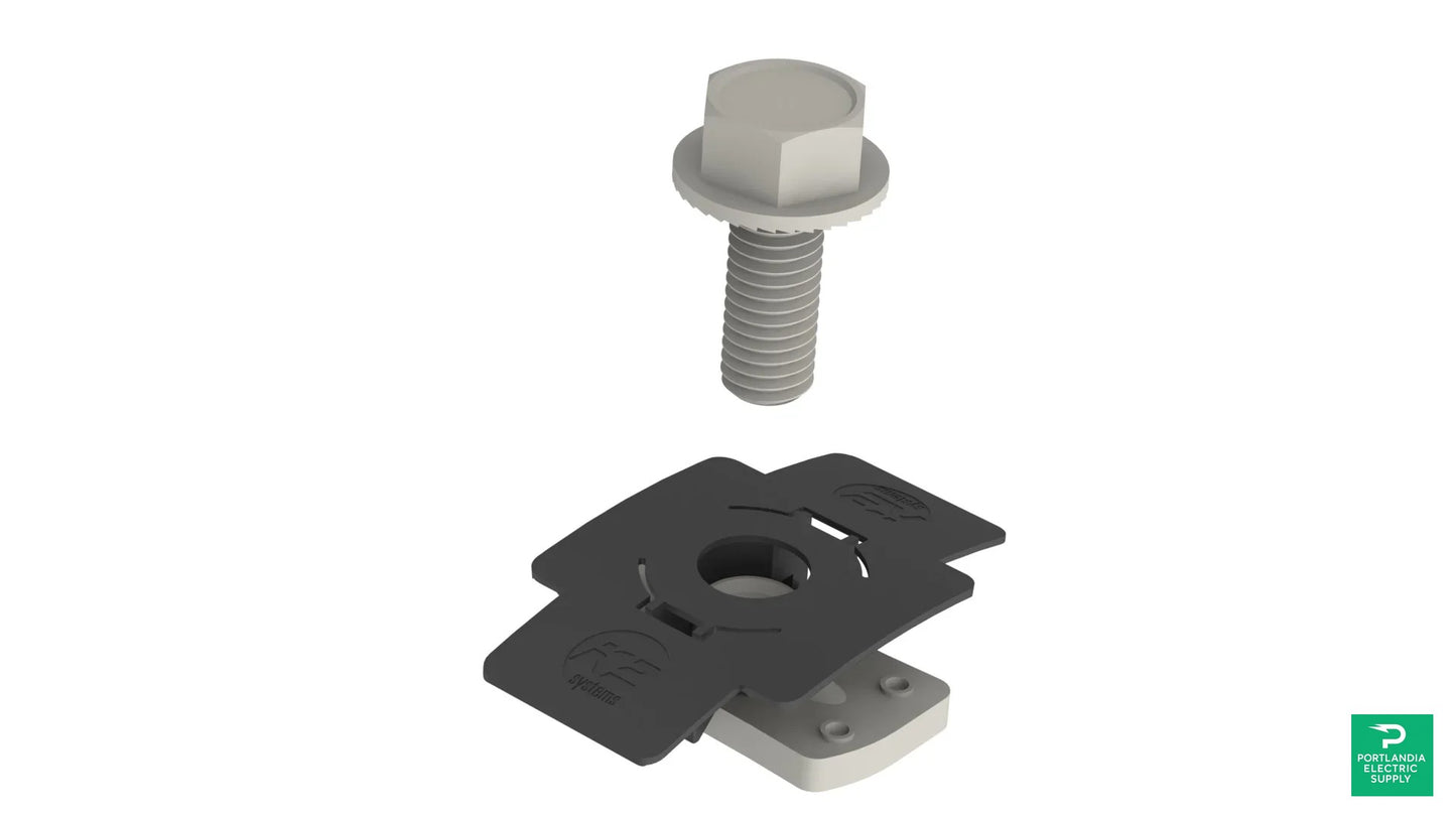 K2 System accessories Micro Optimizer Mounting Kit - 4000629-H — front view