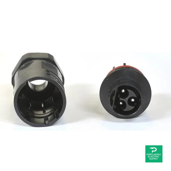 APsystems AC Connector - M - 12AWG AC Cable Connector - Male - 25A () - 2300531032 — front view