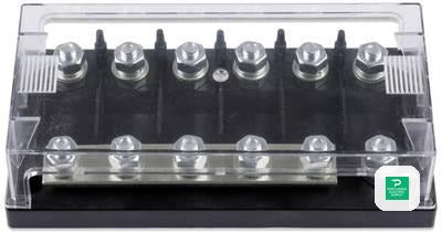 Victron Six-way fuse holder for Mega-fuse with Busbar - CIP050060000 — front view