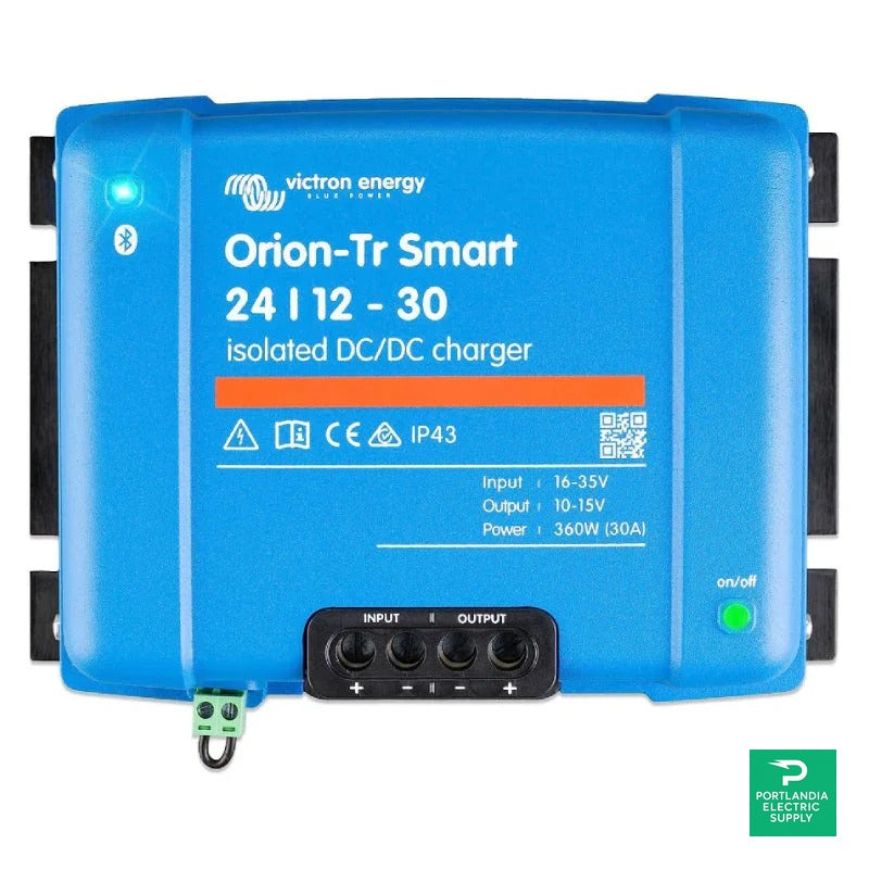 Victron Orion-Tr Smart 24/12-30A (360W) Isolated DC-DC charger - ORI241236120 — front view