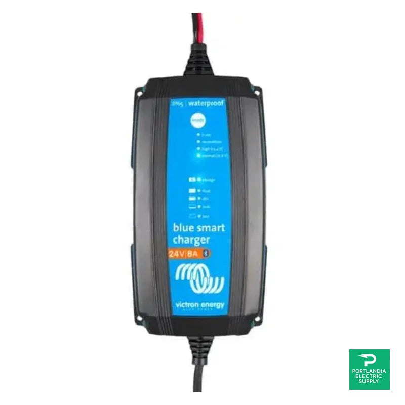 Victron Blue Smart IP65 Charger 24/8 + DC connector 120VAC - BPC240831104R — front view