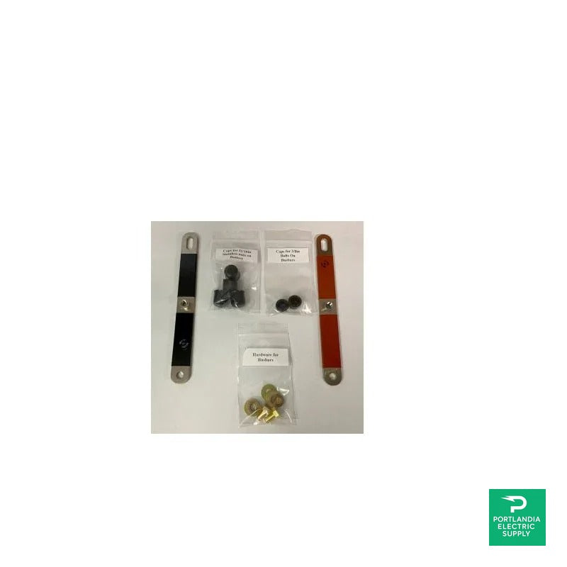 SimpliPhi BOSS.6 Two Battery Bus Bar Kit: Includes Bus Bar to Terminal Block - BB-2-6 — front view