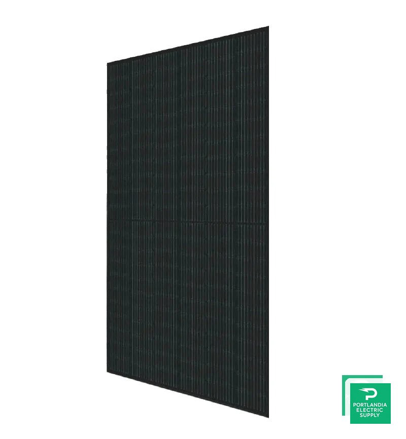 Hyundai HiS-S410YH(BK) 410W Bifacial Commercial Solar Panel — detail close-up