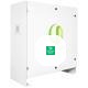 BOSS.6 Battery Enclosure – Up to 6 Batteries, Shelves & 8′ 4/0 Cables — side angle