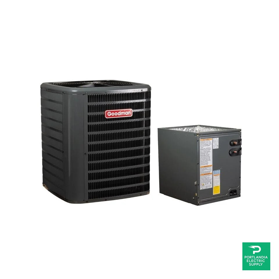 Goodman 13.4 Seer2 Split System Air Conditioner Single Stage (R-32) Replaces GSXN3 - GLXS3BN4210 — front view