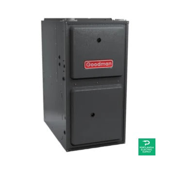 Goodman Furnaces 96% Two Stage Gas Furnace w/ 9 Speed ECM - Replaces GM9C96 - GR9T960603B — side angle