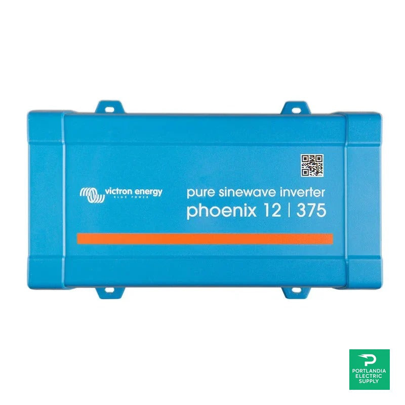 Victron Phoenix 48/375 VE.Direct NEMA 5-15R 120VAC Pure Sine Wave Inverter - PIN483750500 — side angle