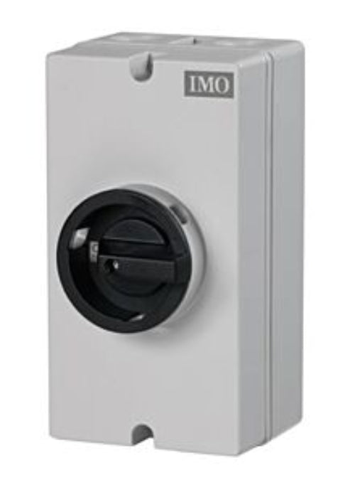 IMO Enclosed DC Switch IP66 16A 900 VDC 2 SI16-PEL64R-2 Pole Gray