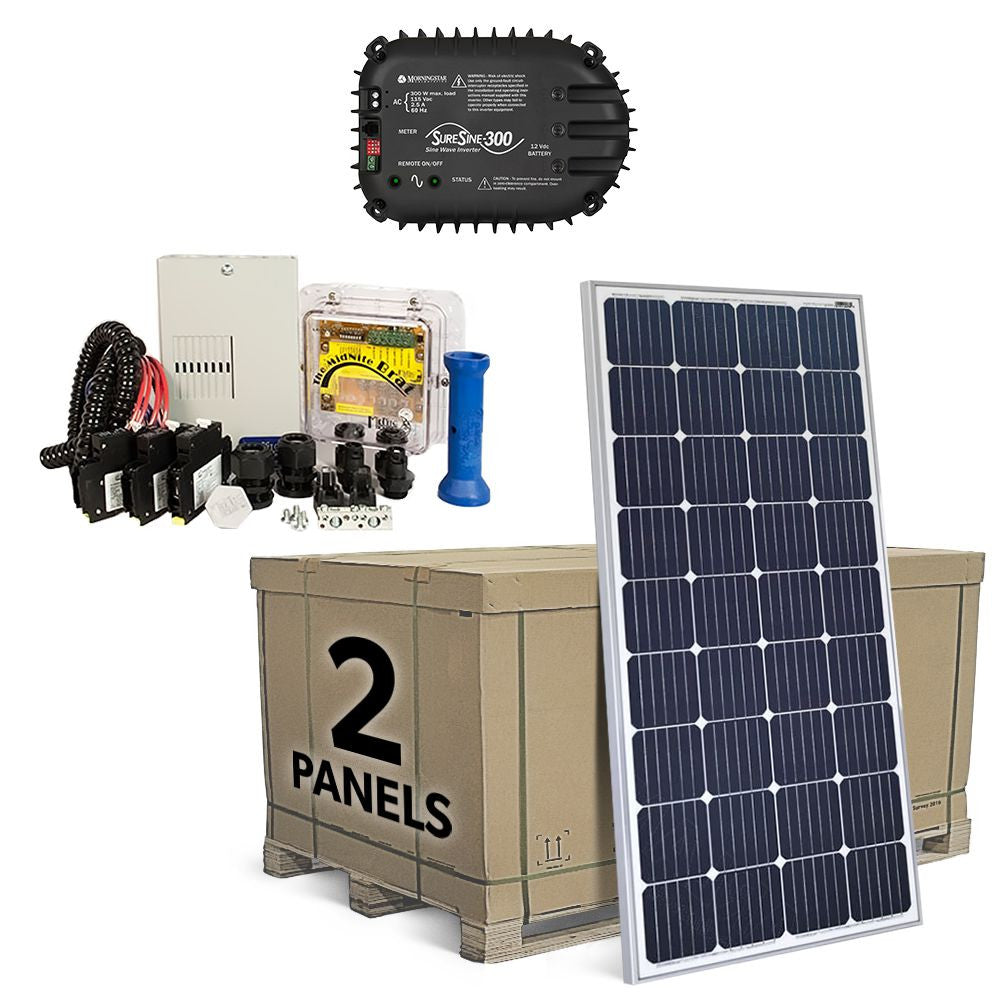0.4 kW 2-Panel Solarland Off-Grid Solar System