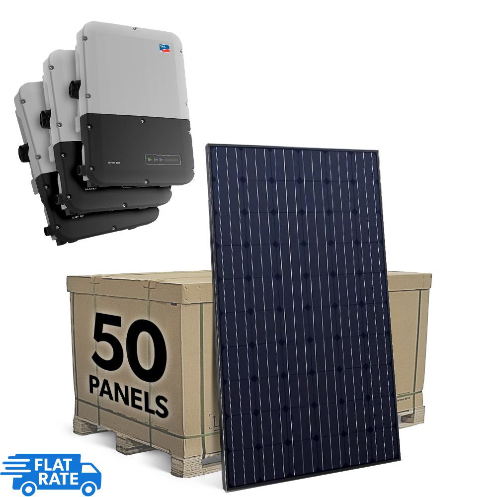 SMA 19.5 Grid-Tied Solar System with SMA and 50x Heliene 390 Panels
