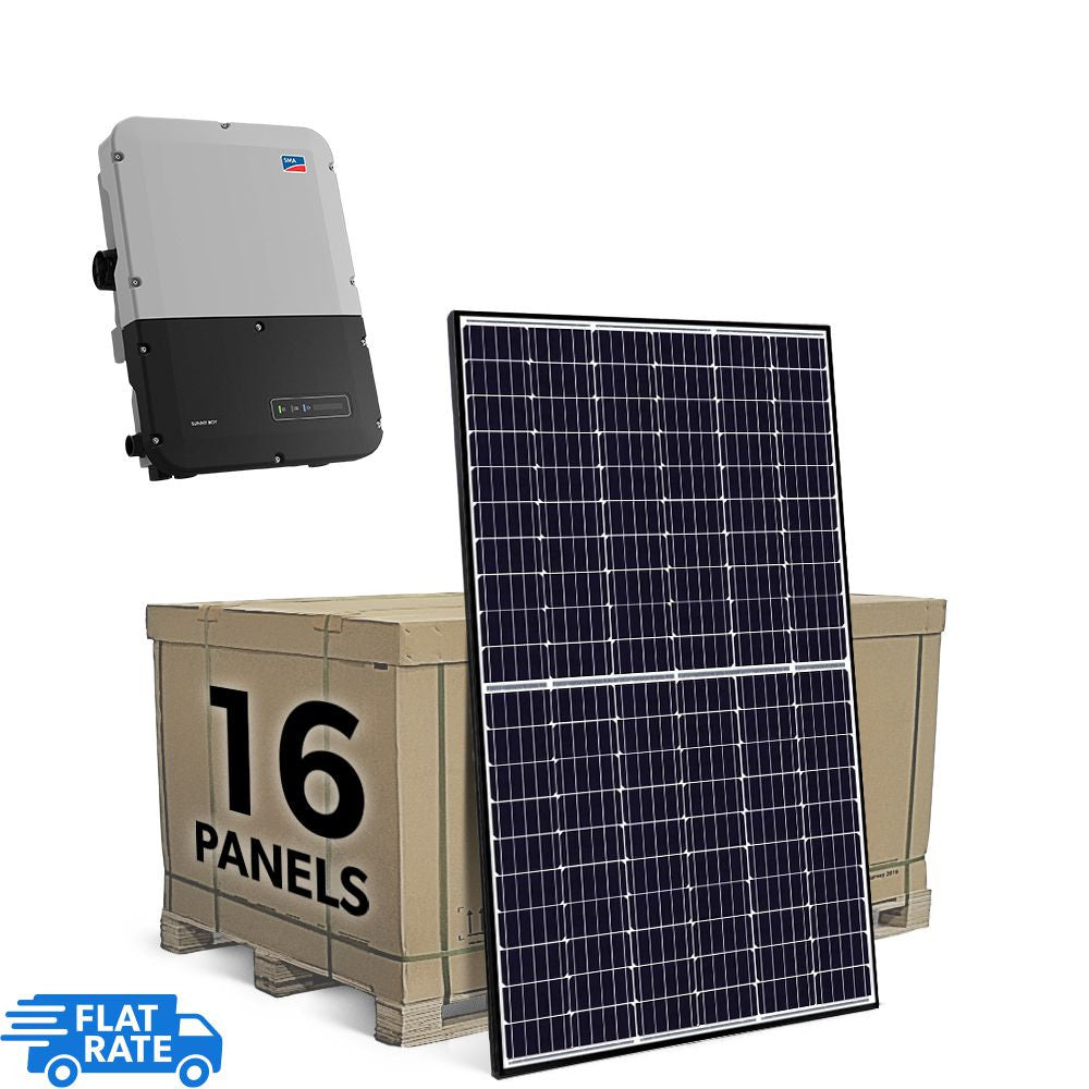 SMA 5.04 kW Grid Tied Solar System with SMA Inverter and 16x Canadian Solar 315w Panels