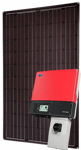 Solar Sky 3.42 kW Grid Tied Solar System with SMA Inverter and 12x SolarWorld 285w Panels