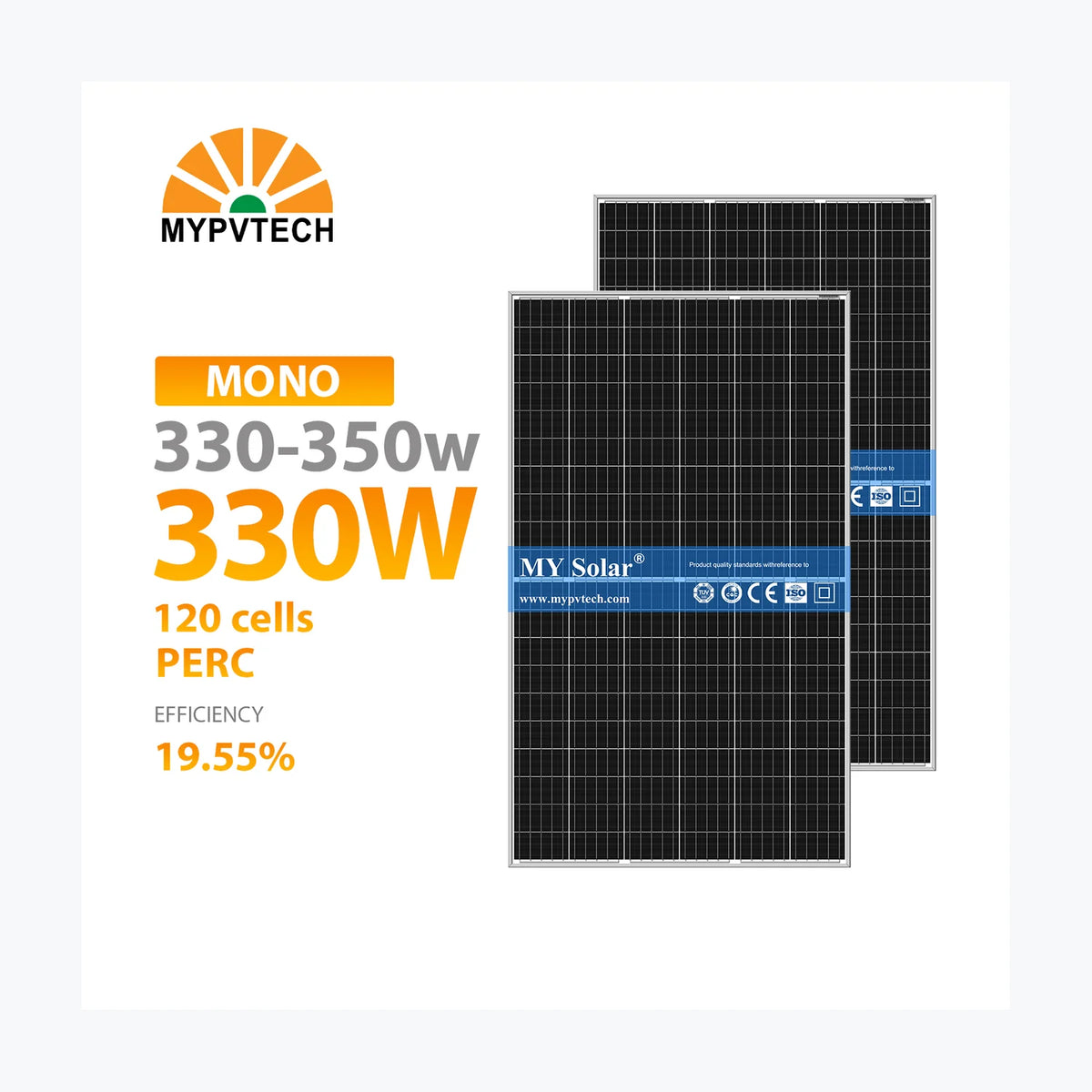 MY Solar MY-M3/120-330 — MY Solar module (ENF-verified)