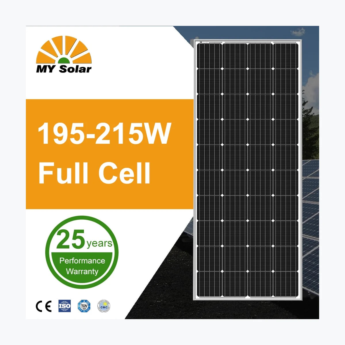 MY Solar MY-M20/40-215 — MY Solar module (ENF-verified)