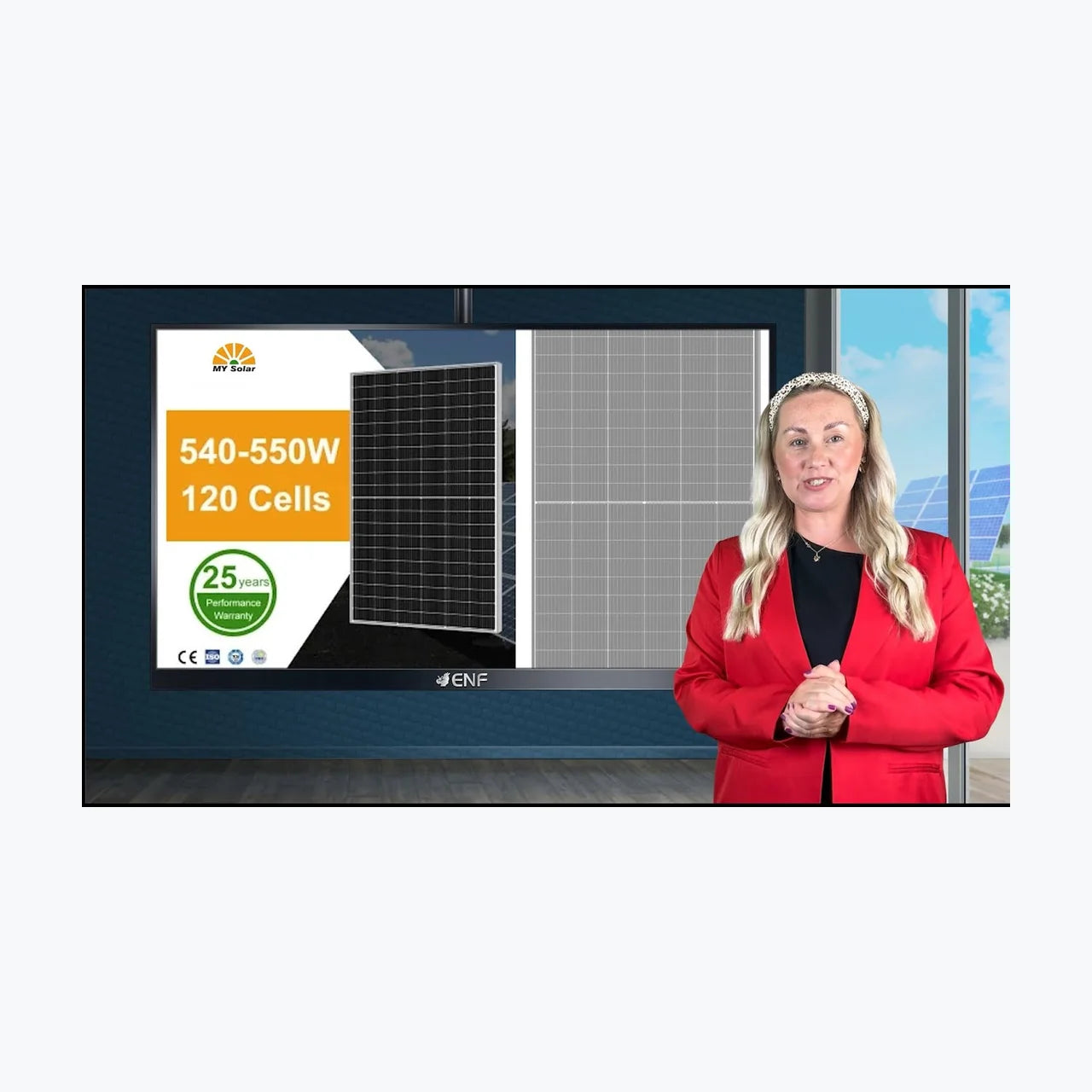 MY Solar MY-M12/120-550W — MY Solar module (ENF-verified)