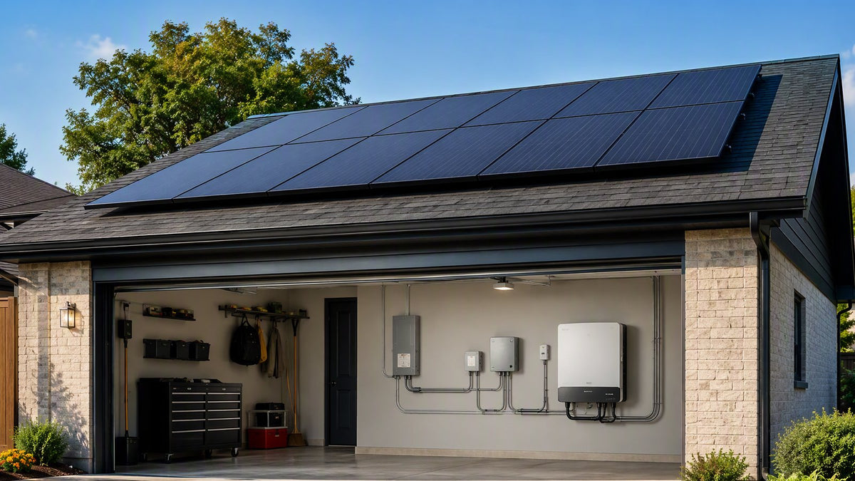 10kW Grid-Tie Solar Kit: String Inverter & Solar Panel System