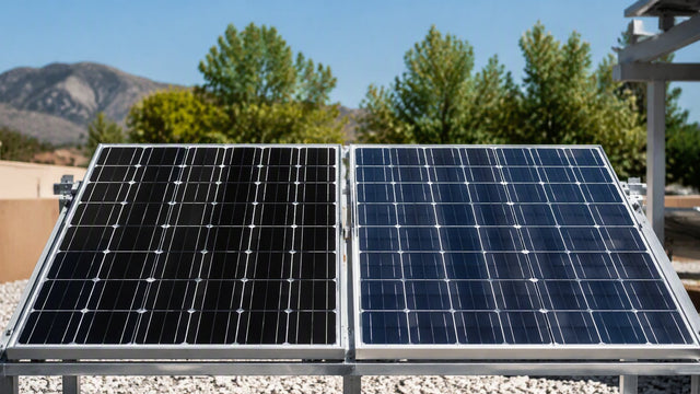 N-type vs P-type solar panels comparison showing modern bifacial solar panel technology from Portlandia Electric Supply