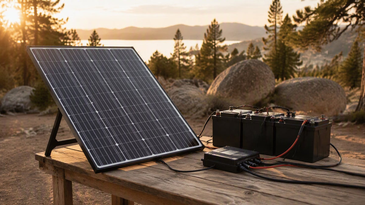 How Many Batteries Will a 200W Solar Panel Charge? — Portlandia Electric Supply