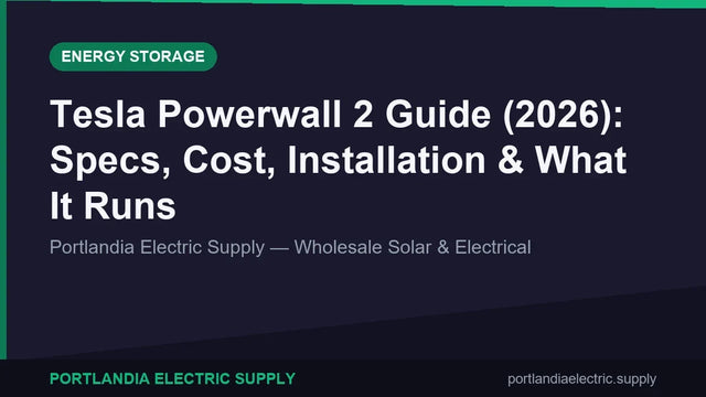 Tesla Powerwall 2 Guide (2026): Specs, Cost, Installation & What It Runs