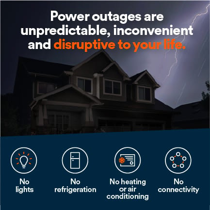 Generac Home Standby Generator front detail