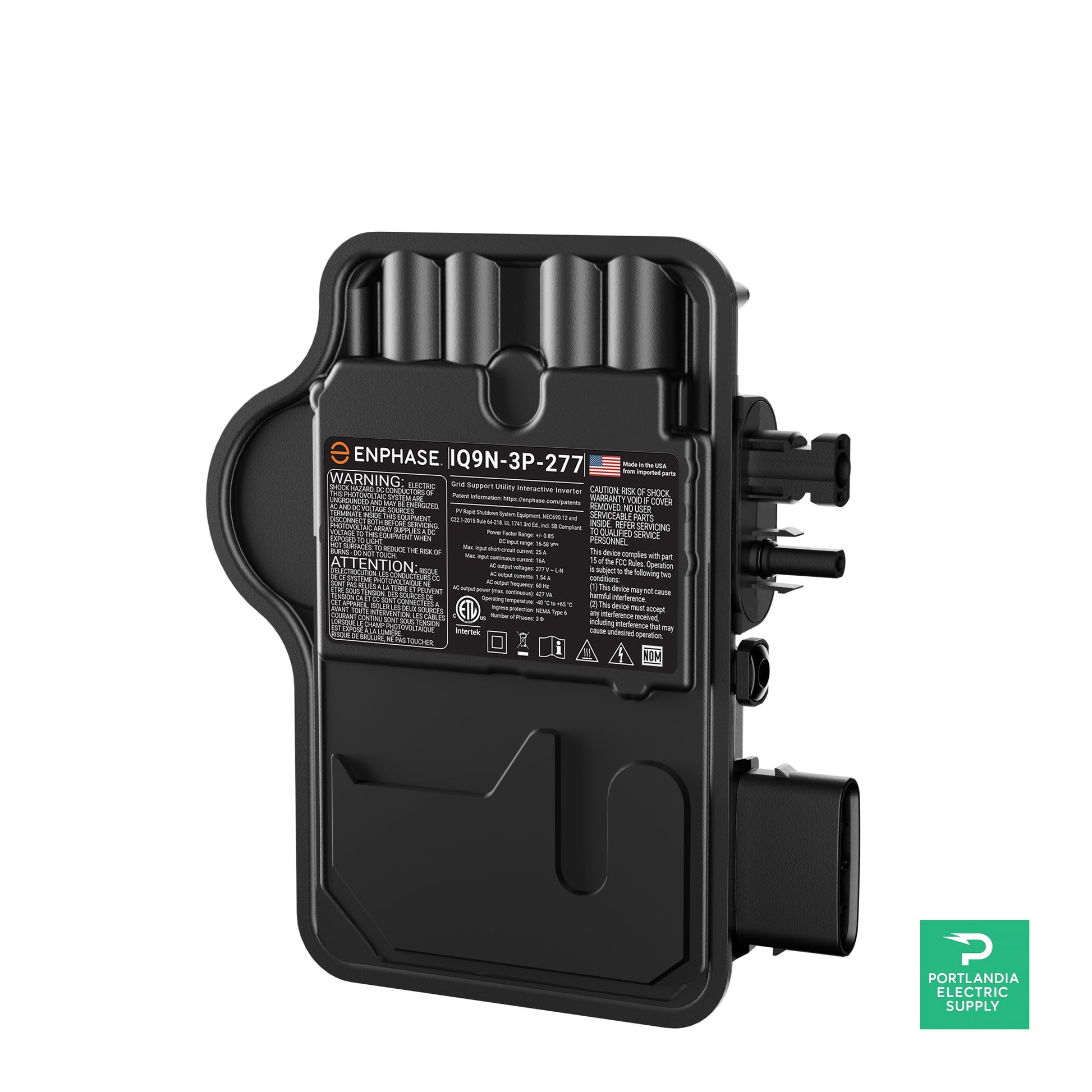 Enphase IQ9N 427W MC4 DC Bulkhead Single Phase Made in USA Microinverter IQ9N-A-DOM-US — PES Supply
