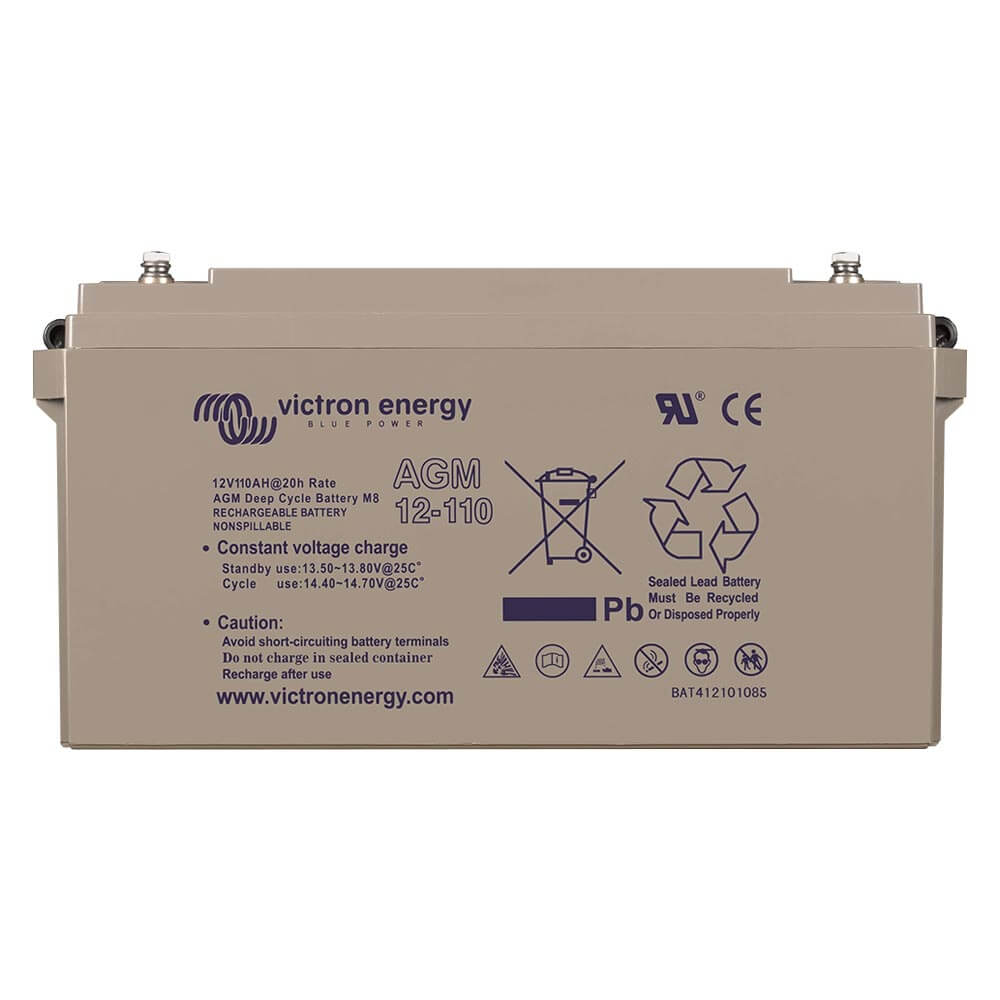 Victron 12V/110Ah AGM Deep Cycle Batt. (M8) BAT412101085