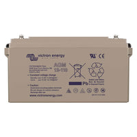 Victron 12V/110Ah AGM Deep Cycle Batt. (M8) BAT412101085