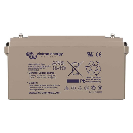 Victron 12V/110Ah AGM Deep Cycle Batt. (M8) BAT412101085