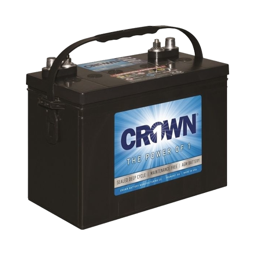Crown Battery 12V 100Ah AGM Deep Cycle Battery - Maintenance Free