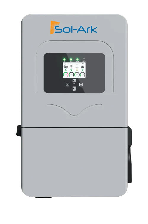 Sol-Ark 12kW Limitless Hybrid Inverter | 12kW Output / 19.2kW Solar Input | 48V Battery Ready 12K-2P-LL — back view