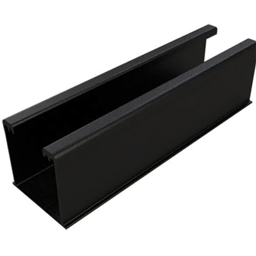 Unirac NXT UMOUNT Rail 185" – Black Dark Finish (1 Piece) | 185RLD1-US