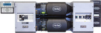 OutBack Power FP2 VFXR3524A solar inverter system with Flexware panels front view