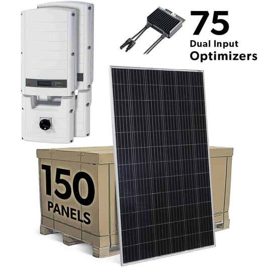 Commercial 67.5 kW 480V Three Phase Gridtie System for 150 Astronergy 72 Cell Modules